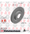 Disque de frein ZIMMERMANN 380.2116.52 MITSUBISHI Pajero IV