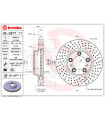 Disque de frein BREMBO 09.C877.11 PORSCHE 911 911 Targa 911 Cabriolet