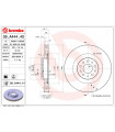 Disque de frein BREMBO 09.A444.41 FIAT OPEL 500L Doblo Gro 223raumlimousine Combo Tour Doblo Kasten/Kombi