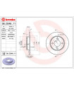 Disque de frein BREMBO 08.D248.11 SUZUKI Baleno