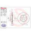 Disque de frein BREMBO 09.B565.11 NISSAN Juke Pulsar Schragheck