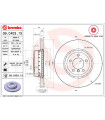 Disque de frein BREMBO 09.C403.13 BMW 1er Coupe 1er Cabriolet