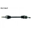 Arbre de transmission SKF VKJC 8649 RENAULT Kangoo Kangoo/Grand Kangoo Kangoo Be Bop