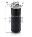 Filtre a carburant MANN-FILTER WK 735/1 AUDI A6 A6 Avant A6 Allroad