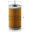 Filtre a huile MANN-FILTER H 614 x MERCEDES-BENZ Saloon Kombi T-Model Coupe G-Klasse