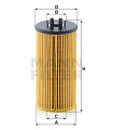 Filtre a huile MANN-FILTER HU 835/1 z AUDI VW Allroad A8 A4 A4 Avant Phaeton A4 Cabriolet A6 A6 Avant