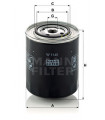 Filtre systeme hydraulique de travail MANN-FILTER W 1140 FIAT 130 130 Coupe