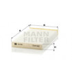 Filtre air de l'habitacle MANN-FILTER CU 15 001 NISSAN Juke Leaf Cube