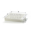 Filtre air de l'habitacle MANN-FILTER CU 2680 CITROEN Xsara Picasso