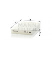 Filtre air de l'habitacle MANN-FILTER CU 2028 SUZUKI OPEL Splash Agila B