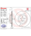 Disque de frein BREMBO 09.D901.13 BMW 7er X4 X5 8er