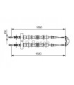 Tirette a cable frein de stationnement BOSCH 1 987 477 528 OPEL Zafira A Gro 223raumlimousine Zafira A