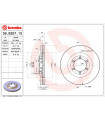 Disque de frein BREMBO 09.B267.10