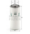 Filtre a huile MANN-FILTER W 962/8