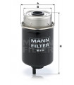 Filtre a carburant MANN-FILTER WK 8179