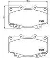 Kit de plaquettes de frein frein a disque BREMBO P 83 069