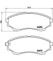 Kit de plaquettes de frein frein a disque BREMBO P 24 086