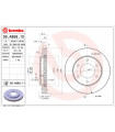 Disque de frein BREMBO 09.A868.11