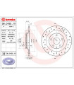 Disque de frein BREMBO 08.C425.1X