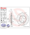 Disque de frein BREMBO 09.8304.1X