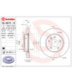 Disque de frein BREMBO 09.B973.11