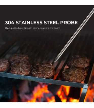 Thermomètre Numérique en Acier Inox, à lecture instantanée