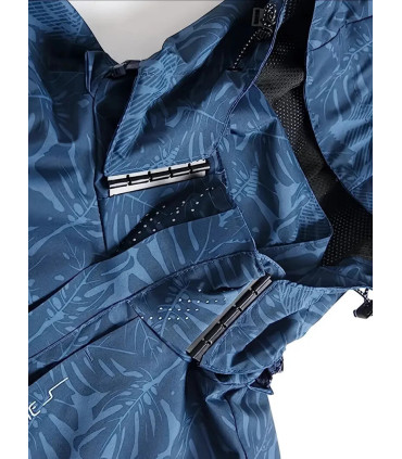 Veste coupe-vent imperméable décontractée pour hommes, manteau de randonnée en plein air avec f