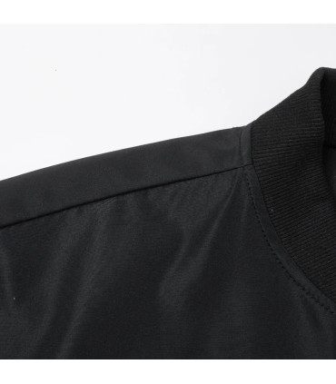 Veste courte ample à col de Baseball pour hommes, couleur unie, manteau fin décontracté d\'affai