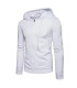 Veste à capuche à manches longues PVD pour hommes, fermeture à glissière, sweat-shirt Slim Fit,