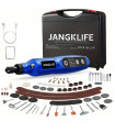 [Blue-115pcs] JANGKLIFE USB Kit d'outils rotatifs sans fil stylo de gravure sur bois bricolage
