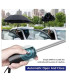 [Green] Parapluie pliant inversé entièrement automatique pour hommes et femmes, avec bande réfl