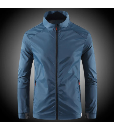 [XL A209-2087-bai] Vêtements de protection solaire pour hommes, ultra-fin, respirant, en soie g