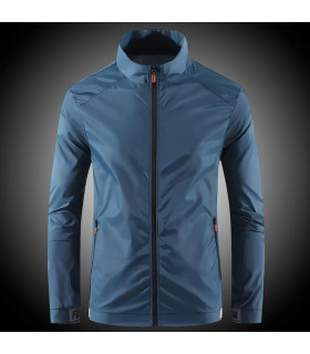 [XL A209-2087-lan] Vêtements de protection solaire pour hommes, ultra-fin, respirant, en soie g