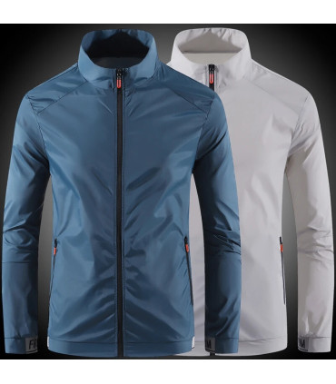 [XXXL A209-2087-lan] Vêtements de protection solaire pour hommes, ultra-fin, respirant, en soie