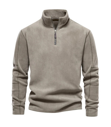 [EUR XXL 95-105kg HD08-LightGreen] AIOPESON marque qualité épaissir chaud polaire veste pour ho