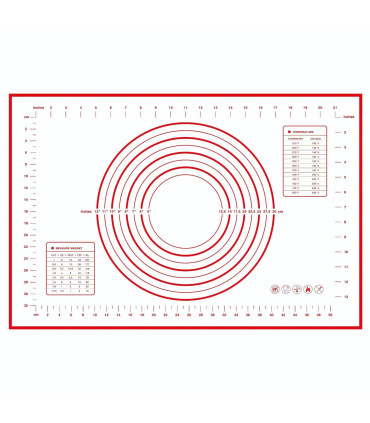 [1pc 40 60cm] Polymères de pâte à pétrir en silicone, gadgets de cuisson pour pizza et gâteau, 