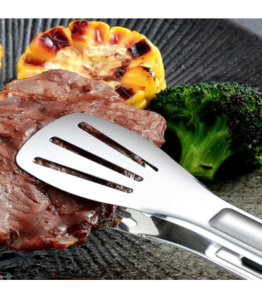 [Mixed -3pcs] Nouvelles pinces alimentaires en acier inoxydable BBQ viande salade pain pince Ba