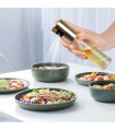 PRESTATIC.FR - [Gold] Pulvérisateur d'huile d'olive, bouteille en verre de qualité alimentaire avec tête de pu