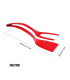 [Red 1pcs CHINA] Spatule à crêpes antiarina, tourneurs frits, pince à œufs, cuisine, steak, pin