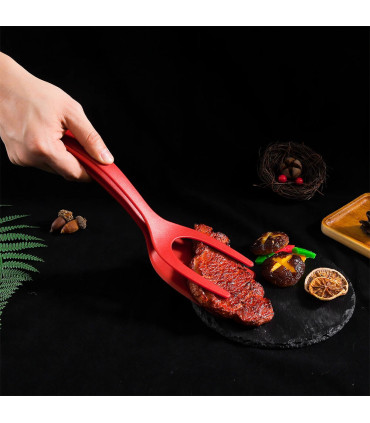 [Black 1pcs CHINA] Spatule à crêpes antiarina, tourneurs frits, pince à œufs, cuisine, steak, p