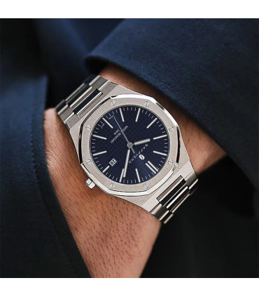 [SO2110-03 Non] SAPPHERO montre pour hommes, bracelet en acier inoxydable, conception résistant