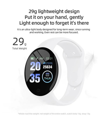 [With Original Box Pink] 2025 nouveau D18 multifonctionnel montre intelligente femmes Bluetooth