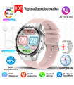 [GPS NFC Watch GT5Pro Argento rosa] Nuovo per Huawei orologio GT5 Pro smartwatch HD AM