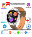 [GPS NFC Watch GT5Pro in pelle marrone] Nuovo per Huawei GT5 Pro smartwatch HD