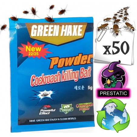3770030049726 - Polvere anti-strisciante, anti-scarafaggio anti-scarafaggio, esca e trappola per scarafaggi