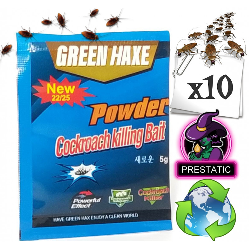 3770030049771 - Polvere anti-strisciante, anti-scarafaggio anti-scarafaggio, esca e trappola per scarafaggi