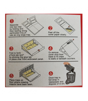 Anti Cockroach Product 24 PCS Cockroach Traps Stuck | Powerful anti cockroaches no