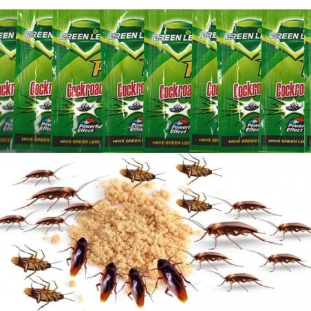 4U-XLX8-99IE - Polvo Anti-Rastreo, Polvo Anti-Cucaracha, Cebo y Trampa para Cucarachas