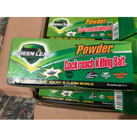 green-leaf-60 - Anti-Creeping Powder, Anti-Cockroach Powder, Cockroach Bait & Trap
