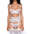  Soutien-gorge demi-bonnet blanc model 126882 Axami 